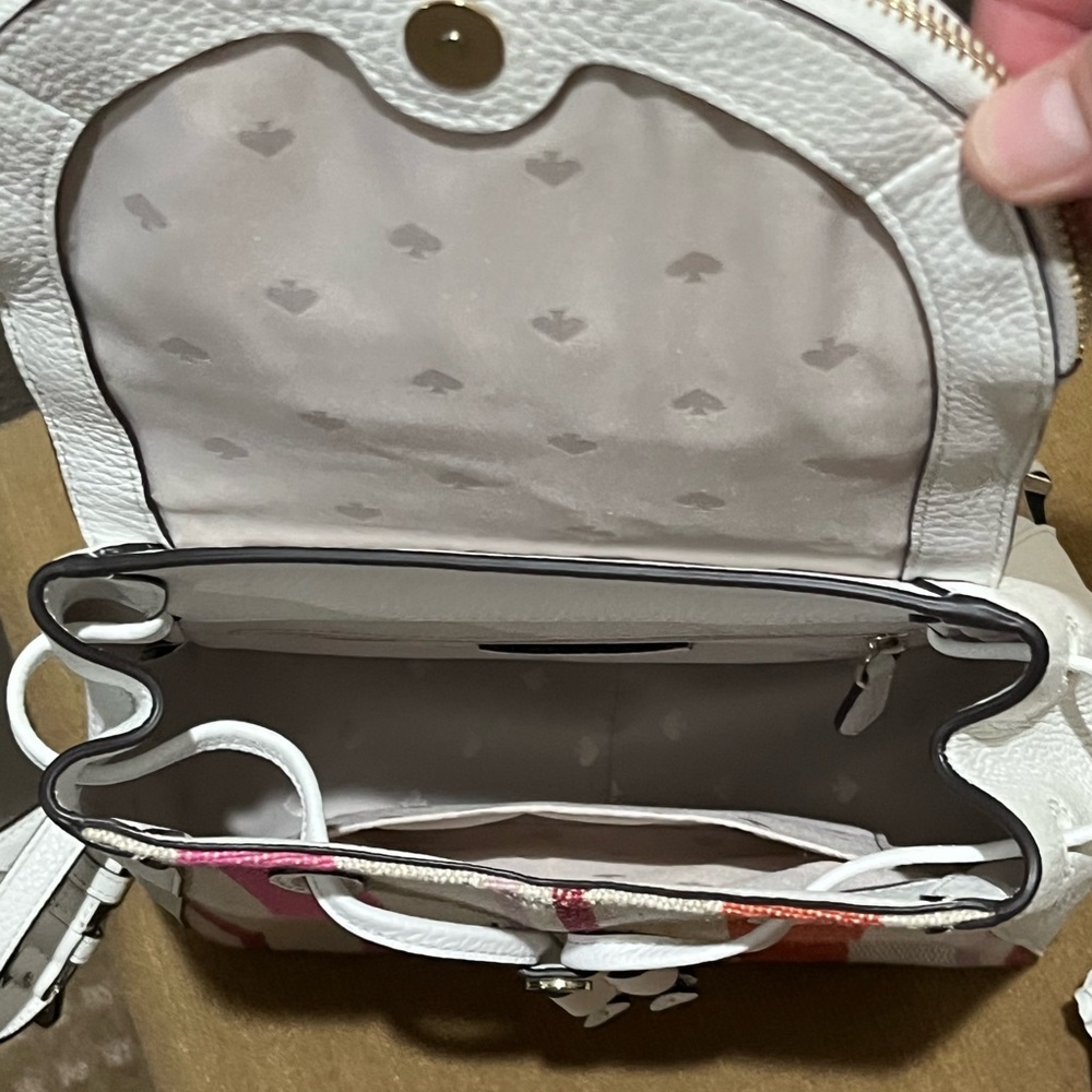 Kate Spade Leila Striped Canvas Medium
Flap Backpack (Multi) - Picture 6 of 6